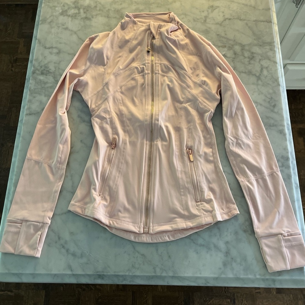 Lululemon Athletica Pink Utility Jacket Satin Finish